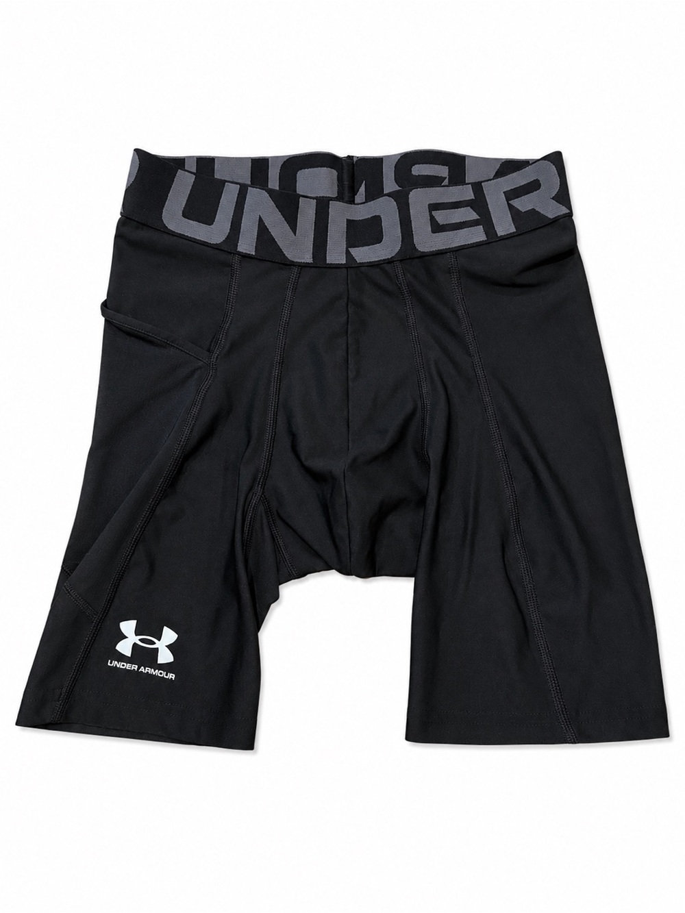 Under Armour HeatGear Compression Shorts Men’s Small Black Pocket